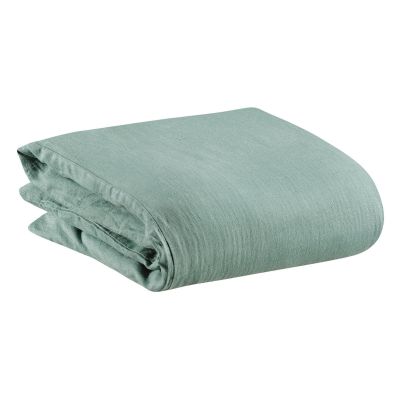 Stonewash-Bettbezug Zeff Vert de gris 260 X 240