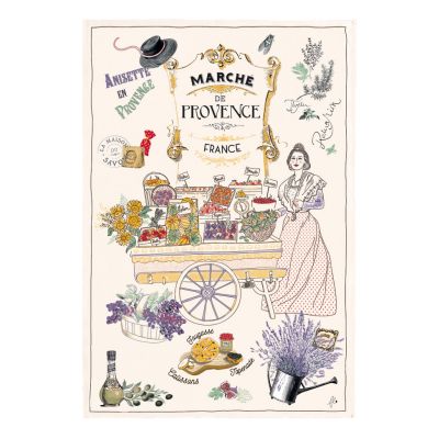 Geschirrtuch Les Marches de Provence 48 X 72