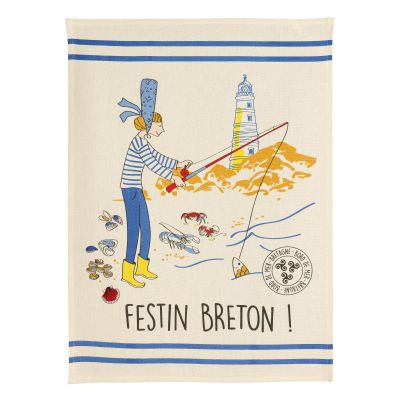 Festin Breton Geschirrtuch 50 X 70