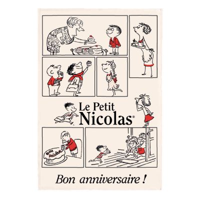 Petit Nicolas Geschirrtuch „The Birthday“ 48 X 72